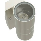  Vanjska zidna lampa 2 pcs Srebrno 7 x 10 x 22 cm | shoptok.hr