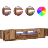 TV ormarić LED boja drva 200x35x40 cm konstruirano drvo | Eponuda.com