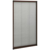  Zaslon protiv insekata za prozore aluminijski smeđi 80 x 160 cm | shoptok.hr