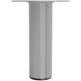 WALTECO Postolje za namještaj (D x Š x V: 6 x 6 x 20 cm, Ø x V: 6 x 20 cm, Nosivost: 75 kg, Čelik, Siva) | shoptok.hr
