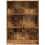 vidaXL Knjižna omara starinski les 80x24x109 cm inženirski les | Shoptok.si