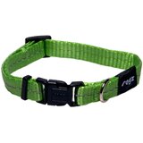 Rogz classic ogrlica za pse sa reflektujućim šavom xs — 16–22 cm zelena | Eponuda.com