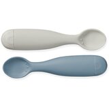 CamCam Copenhagen Plave/sive silikonske dječje žlice u setu 2 kom Midnight Mix – | shoptok.hr