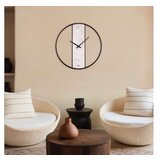 WALLXPERT dekorativni metalni zidni sat demre white marble Cene