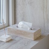 Mette Ditmer Denmark Kamnita škatla za robčke Travertine – | Shoptok.si