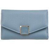 Verde Novčanik ženski manji sa elegantnom kopcom 1433, 15×3×10.5 cm svetlo plava | ePonuda.com