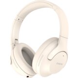 Canyon OnRiff 10, Bluetooth headset,with microphone,with Active Noise Cancellation function, BT V5.3 AC7006, battery 300mAh, Type-C charging plug, PU material, size:175*200*84mm, charging cable 80cm and audio cable 150cm, Beige, weight:253g | Eponuda.ba