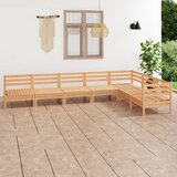 The Living Store Vrtna sedežna garnitura 7-delna trdna borovina - Vrtna Sedežna Garnitura, (21462568) | Shoptok.si
