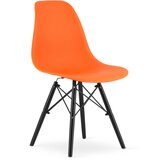 Brandless OSAKA stol oranžna / noge črne x 2, (22030773) | Shoptok.si