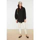Trendyol black shirt collar balloon sleeve tunic | ePonuda.com