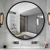 Hydra okruglo Ogledalo sa Crnim ramom FI60cm DH-60AMB | Eponuda.com