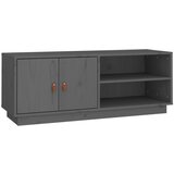 Maison Chic TV omarica - TV stojalo - Televizijska omarica siva 105x34x40 cm trdna borovina, (21699919) | Shoptok.si