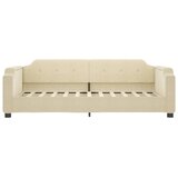  Dnevni krevet krem 80 x 200 cm od tkanine | shoptok.hr