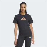 Adidas Majice s kratkimi rokavi Floral Črna Cene