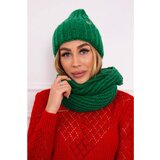 Kesi Women's set with thick ribs P100 green