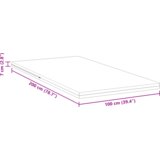  Jastučići za madrace Bijelo 100 x 200 cm | shoptok.hr