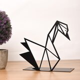 Atelier Del Sofa Dekorativna figura Labud, 20x15 cm, 1,5 mm, Crna Cijene
