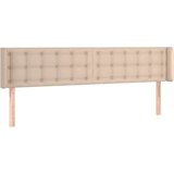  Uzglavlje boja cappuccina 163x16x78/88 cm od umjetne kože | shoptok.hr