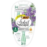 Bic soleil Escape lavander ženski brijač sa 3 oštrice, 3 kom
