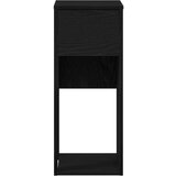 vidaXL Računalniški stolp s predalom črn 30x44x74 cm | Shoptok.si