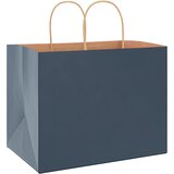  Papirnate vrećice 250 kom s ručkama plave 32x22x24 cm | shoptok.hr