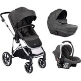 Kikka Boo kolica Thea 3in1 set sa autosedištem i tvrdom korpom dark grey ( KKB21110 ) | Eponuda.com