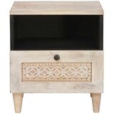  Noćni ormar Bijela 40 x 33 x 46 cm Konstruirano drvo | shoptok.hr
