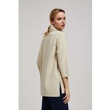 Marisse Sand Wide Turtleneck Sweatshirt | Eponuda.ba
