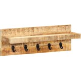  Zidna vješalica za kapute 60x15x20 cm grubo masivno drvo manga Cijene