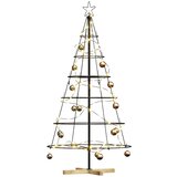  Božićno drvo u obliku čunja s stalakom Crna 154 cm Čelik | Eponuda.com