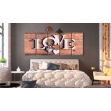  Slika - Wooden Letters (5 Parts) Narrow 225x90 | shoptok.hr