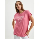 Guess Pink Women's T-Shirt - Women