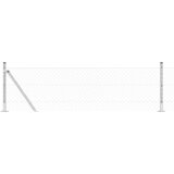  Ograde od lanca s betonskom podlogom 25 x 0,4 m Pocinčani čelik | shoptok.hr