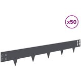  Ograda oko Travnjaka 50 pcs 100 x 15 cm Čelik Antracit | Eponuda.com
