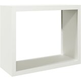  Stalak za drva za ogrjev bijeli 100x40x80 cm čelični | shoptok.hr