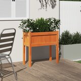  Vrtna sadilica s nogama voštano smeđa 70x31x70 cm od borovine | shoptok.hr