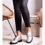 Gemre Silver elegant loafers Élodie | Shoptok.si