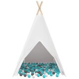  Teepee šator Bijelo 120 x 120 x 150 cm Tkanina i plastika | Eponuda.ba