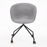 ITALIAN DESIGN CUTE WHEELS GREY STOL 56CM*56CM*81CM*SH46, (21300032) Cene