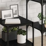 Police za knjige 4 pcs Crna 40 x 40 x 1,5 cm Konstruirano drvo | Eponuda.com