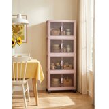 Hanah home Multifunkcionalna komoda, roza Slike