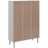  Regal za knjige SENJA izgled ratana bijeli 90x35x130cm borovina | Eponuda.com