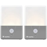 Varta 16634101402 Motion Sensor Outdoor Light Twin LED svjetiljka za kampiranje 40 lm baterijski pogon 60 g siva | Eponuda.ba