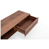 Gazzda Rjava TV omarica iz masivnega hrasta 220x45x45 cm Fawn – | Shoptok.si