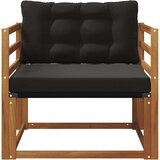  Set vanjskih sofa Čvrsto drvo akacije i Textilene Prirodna | shoptok.hr