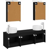 Set namještaja za kupaonicu 5 kom. Crni hrast | shoptok.hr
