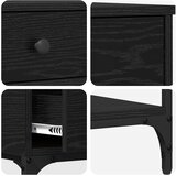  Konzolna stolica Crni hrast 75 x 34,5 x 75 cm Konstruirano drvo | shoptok.hr