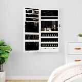  Zidni ormarić za nakit s LED svjetlima | shoptok.hr