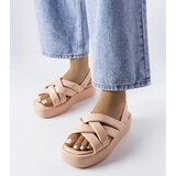  Pink platform sandals Horseshoe Cijene