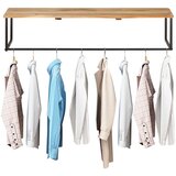  Vješalica sa živim rubom 100x35x22 cm masivno bagremovo drvo | shoptok.hr
